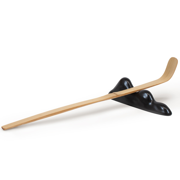 Chashaku-oki – Ställ för matcha-sked (svart)