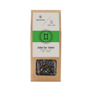 Aromantra x Mary Rose – Zodiaken Te – Tvillingarna (svart te) 50 g
