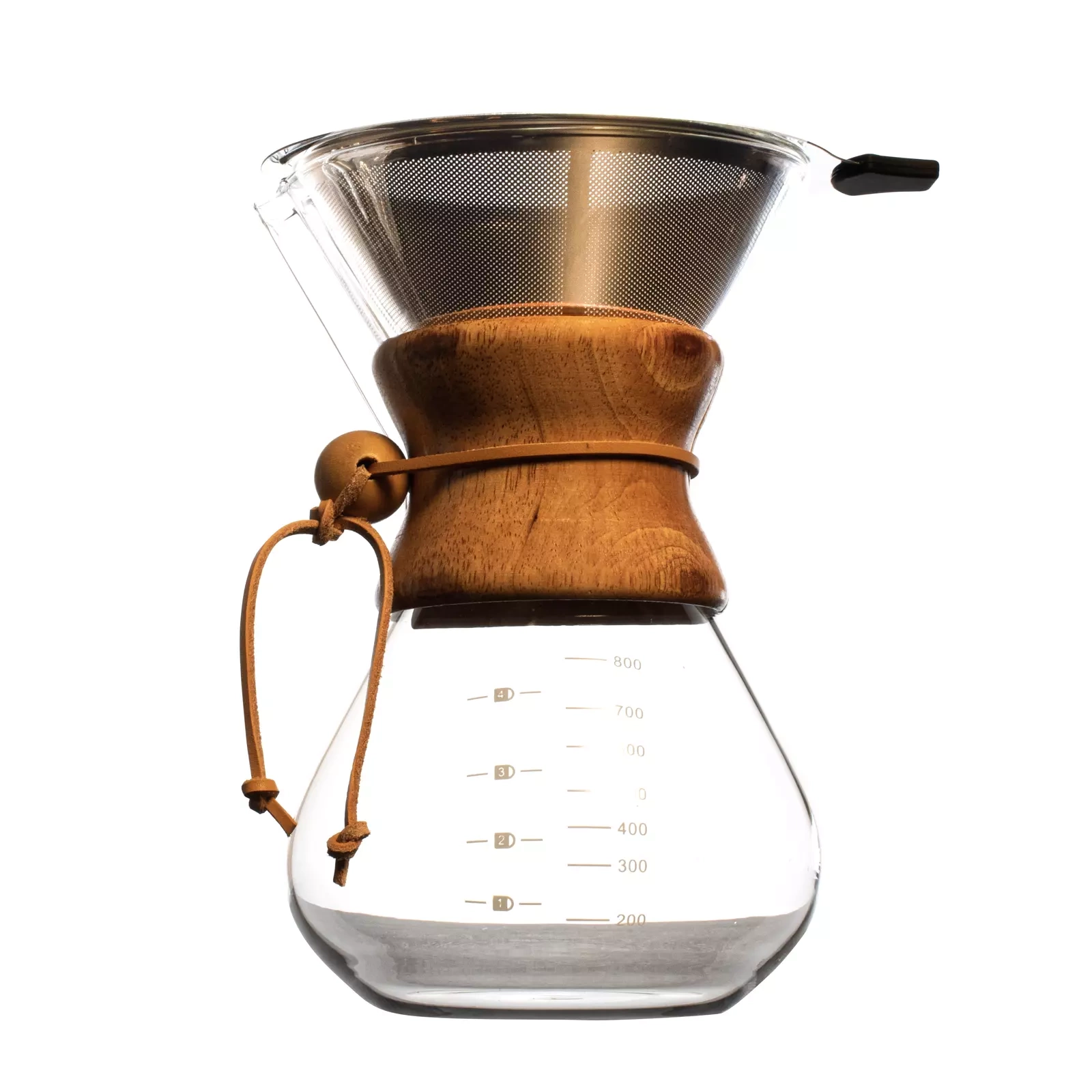 Chemex-style coffee maker
