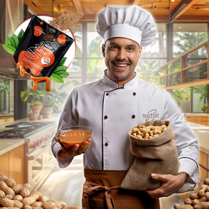 Nustino – Jordnötssmör i pulverform – Salted Caramel (utan tillsatt socker) 400 g