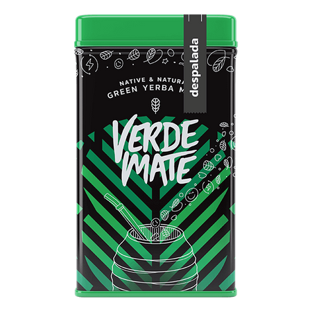 Yerbera – Metallburk + Verde Mate Green Despalada 0,5 kg