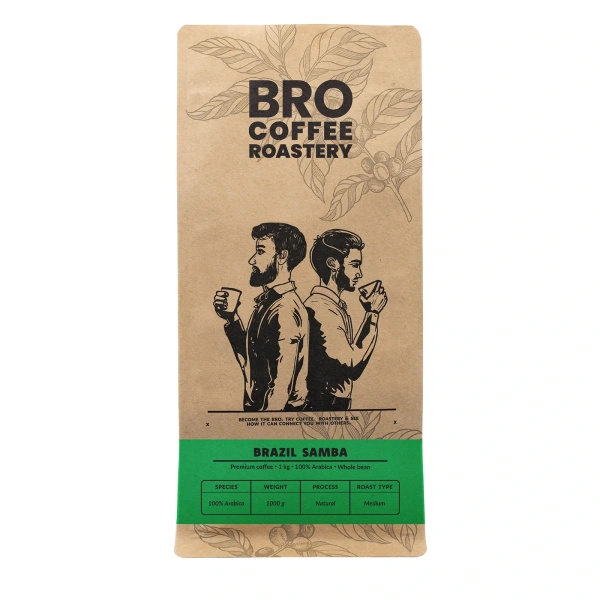 Set Bro Coffee Roastery Brazil Samba 2x1kg (2kg)