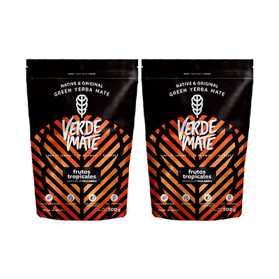 Yerba Verde Mate Green Frutos Tropisk frukt 1kg