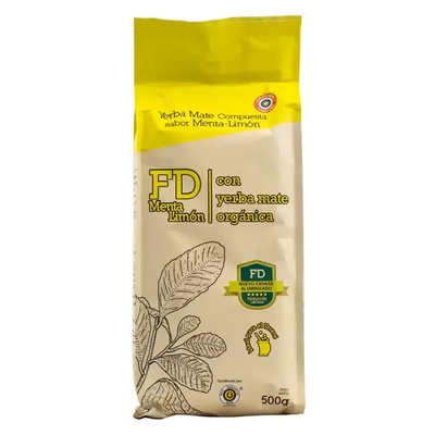 Fede Rico (FD) Menta Limon 0,5 kg 500 g - yerba mate med mynta och lime