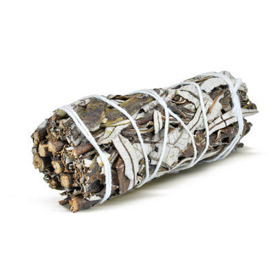 Vit Salvia med Yerba Santa – Rökelse 20-30 g (bunt)