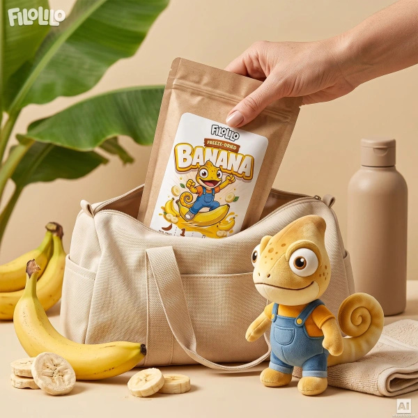 FiloLilo – Frystorkade bananer (skivor) 100 g