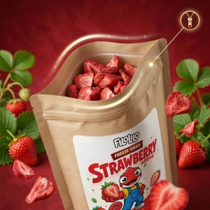 FiloLilo – Frystorkade jordgubbar (skivor) 20 g