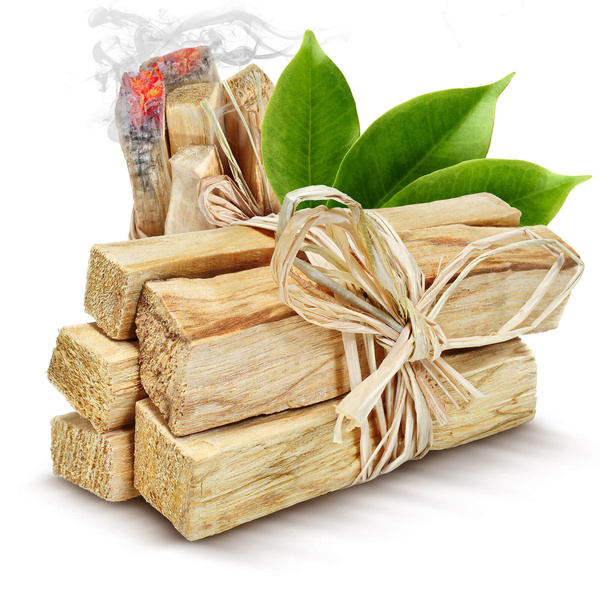Presentset: Palo Santo 50 g + vit salvia "Sju Chakran"