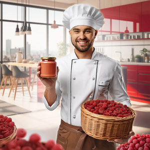 Nustino – Jordnötssmör i pulverform – Raspberry (utan tillsatt socker) 400 g