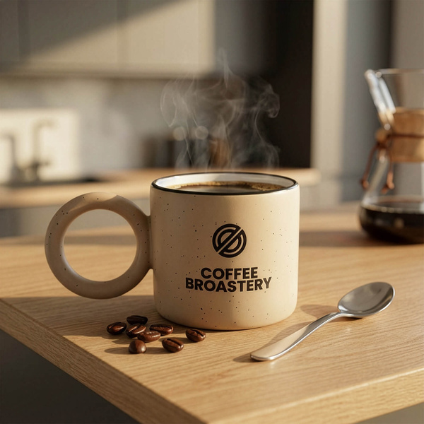 Mugg med Bro Coffee Roastery-logga 300 ml