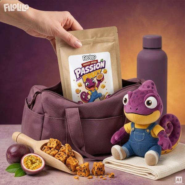 FiloLilo – Frystorkad passionsfrukt (tärningar) 100 g