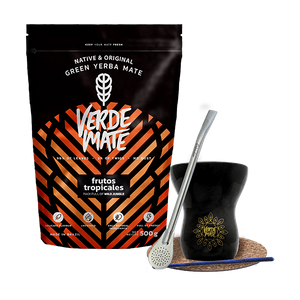Starter set Bombilla Mate Cup + mate tea Verde