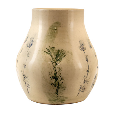 Keramisk kalebass Flora Green 300 ml – Crater-serien