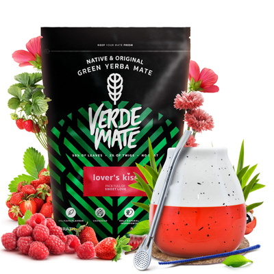 Yerba Mate Set Verde Mate 400g 0,4kg Kalebass + Bombilla