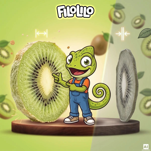 FiloLilo – Frystorkad kiwi (skivor) 100 g