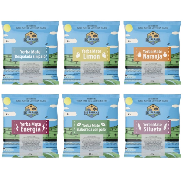 Yerba Mate Rio Parana komplett provuppsättning