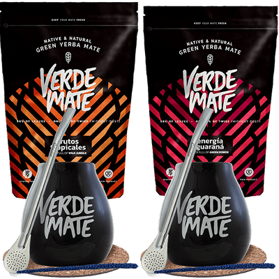 Set mate te Bombilla Mate Kopp för två 1kg