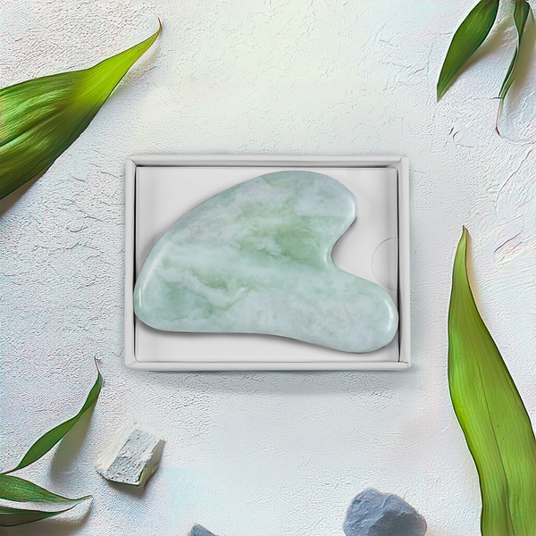 Gua Sha Massagesten - jadeit