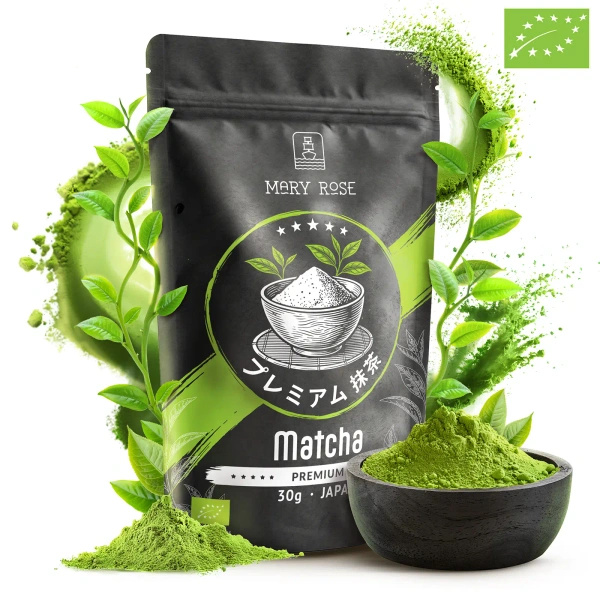 Presentset: japanskt premiummatcha + matchawan + bambutillbehör