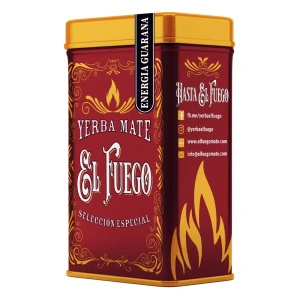 Yerbera – Metallburk + El Fuego Energia Guarana 0,5 kg