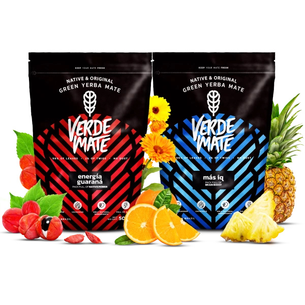 Yerba Mate Grön Mas IQ Guarana Energia MIX 1kg