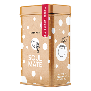 Yerbera – Metallburk + Soul Mate Orgánica Energia 0,5 kg