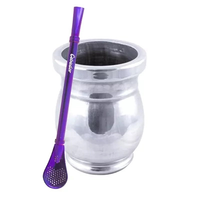 Palo Santo Matekopp + Bombilla Gringo Violett