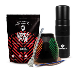 Yerba Mate Set Verde Mate 400g 0,4kg Yerbomos XL + Kalebass + Bombilla