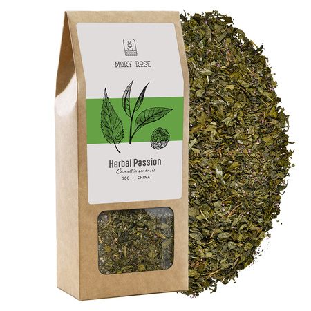 Mary Rose - Herbal Passion grönt te - 50 g