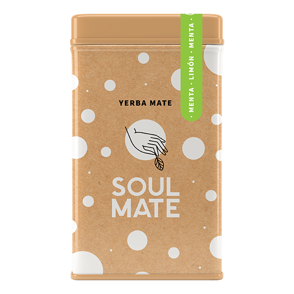 Yerbera – Metallburk + Soul Mate Orgánica Menta Limon 0,5 kg