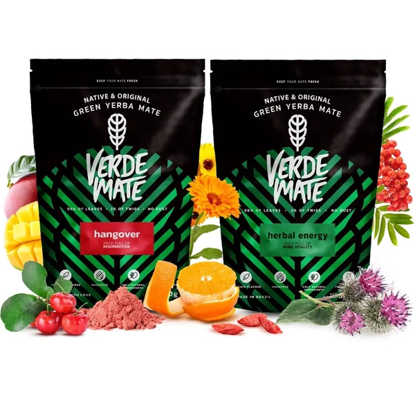 Yerba Verde Mate Baksmälla Detox 2x500g 1kg