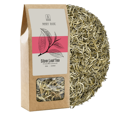Mary Rose - Silver Leaf Vitt Te - 50g