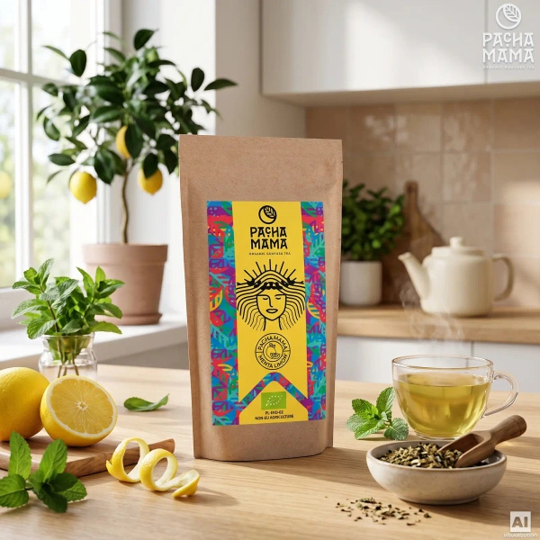 Guayusa Pachamama Menta Limon 250 g (ekologisk)