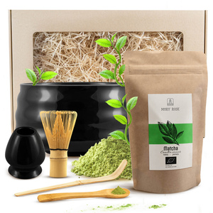 Presentset för bryggning av Matcha te