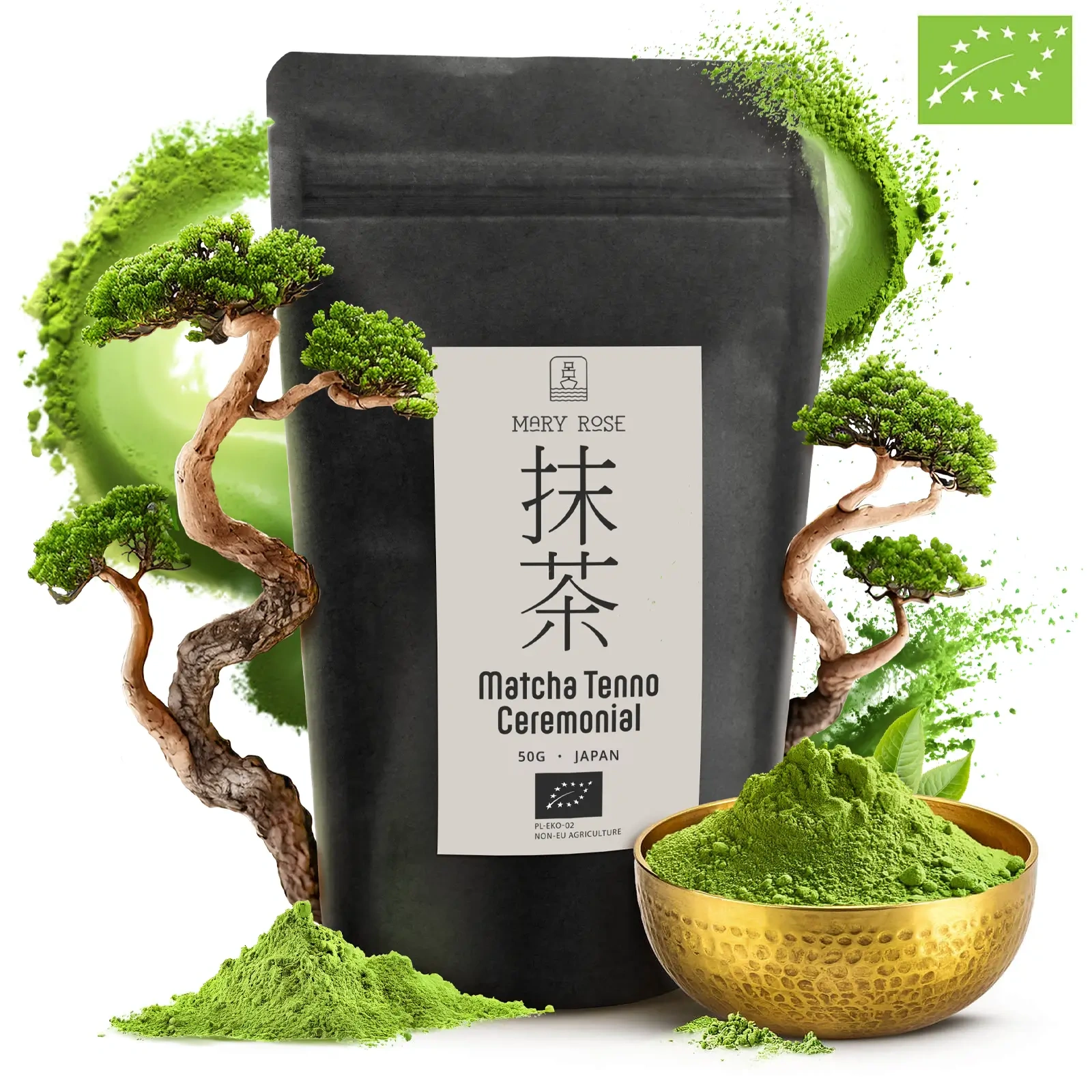 Japanese ceremonial matcha BIO Mary Rose