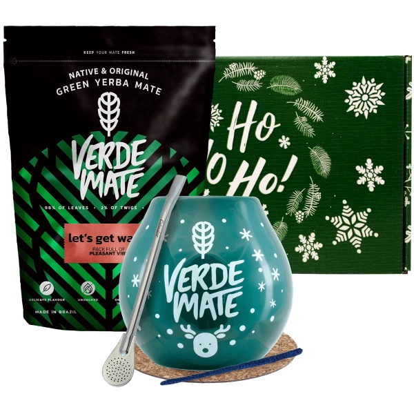Yerba Verde Mate Låt oss bli varma presentförpackning