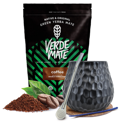 Yerba Mate Set Verde Mate 500g 0,5kg Kalebass + Bombilla