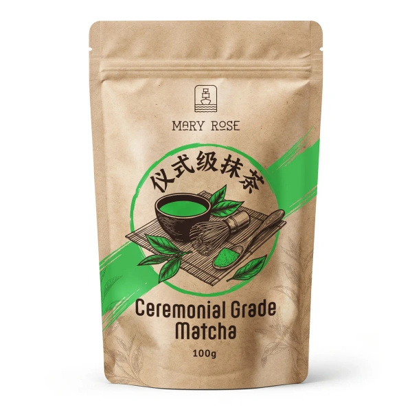 Mary Rose – Kinesiskt Matcha grönt te Ceremoniell 100 g