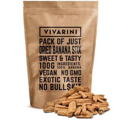 Vivarini – Torkade banansticks 100 g