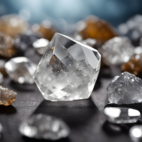 Meditationsset: rökelse av vit salvia + bergkristall