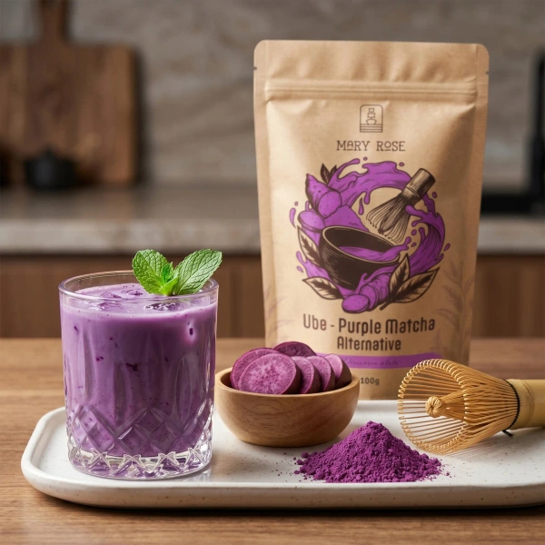 Mary Rose – Purple Matcha Alternative – Ube (pulver) 100 g