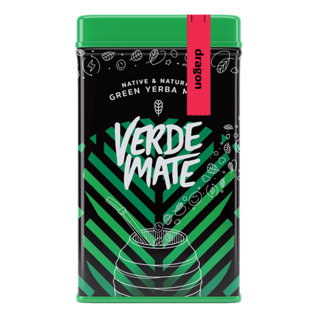 Yerbera – Tin can + Verde Mate Green Dragon 0.5kg 