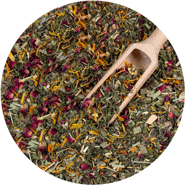 Set för Rotchakrat (Muladhara): chakra-te + magisk sten