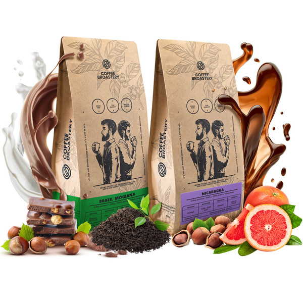 Kaffeset Bro Coffee Roastery Nicaragua Colibrí Azul + Brazil Samba 2x1kg (2kg)
