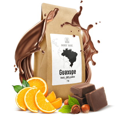 Mary Rose - kaffe med hela bönor Brasilien Guaxupe premium 1 kg