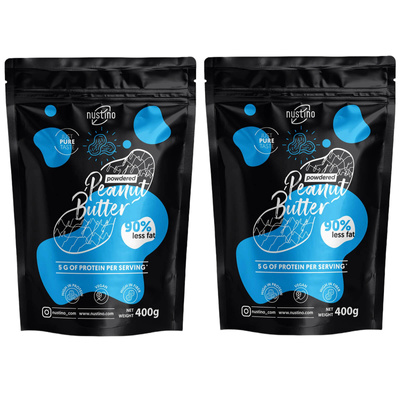 Set 2x Nustino Jordnötssmörpulver