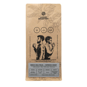Coffee Broastery - Hela bönor kaffe Amico dall'Italia Espresso Roast 400 g