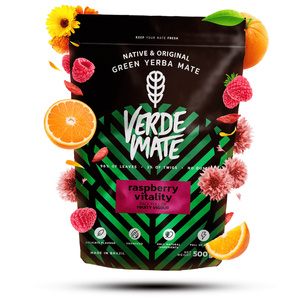 Yerba Mate set Verde Mate Hallon 500g Kalebass + Bombilla