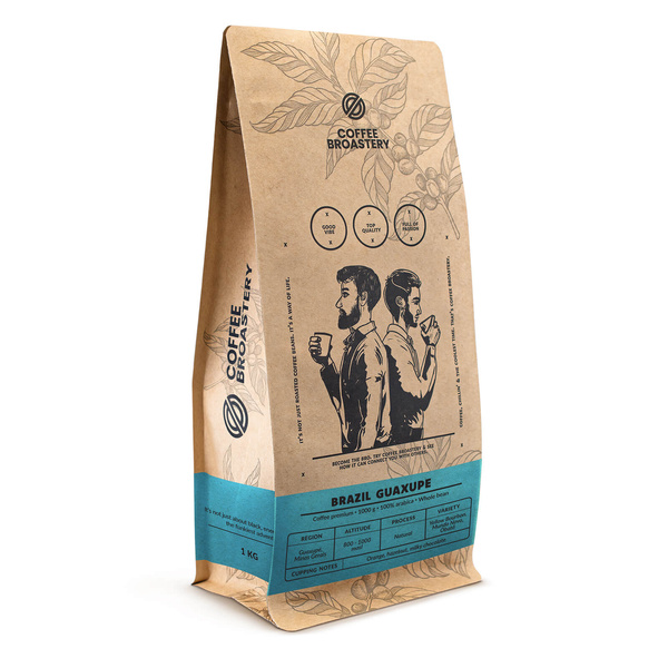 Coffee Broastery - Hela bönor kaffe Brazil Guaxupe Premium 1 kg