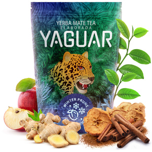 Yerba Yaguar vinterplommon 500 g presentförpackning